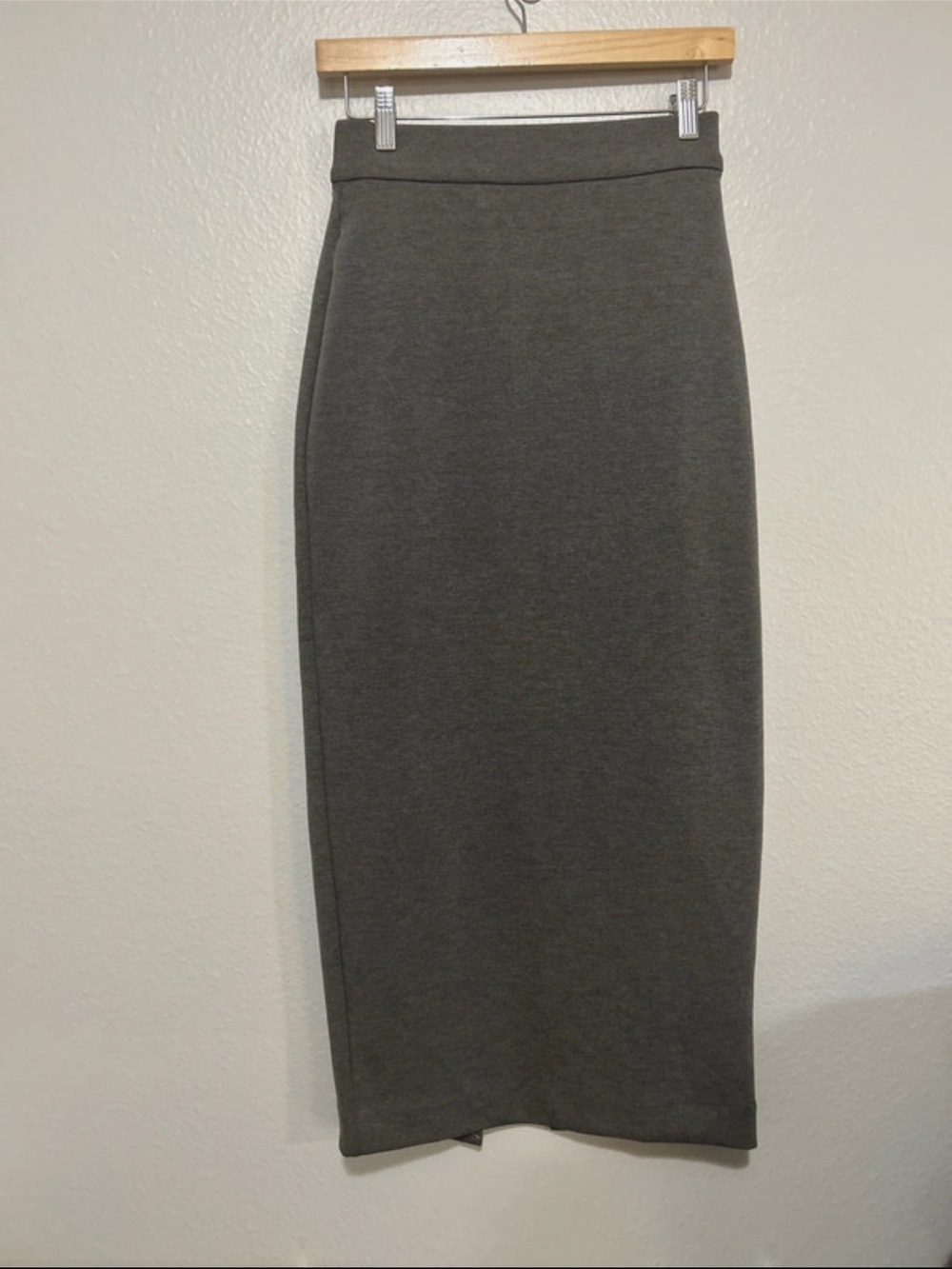 Express long Gray Pencil Skirt, Size XS